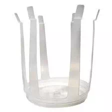 support en plastique transparent pour bouquet bulle