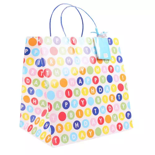 sac pyramide multicolore pour anniversaire enfant